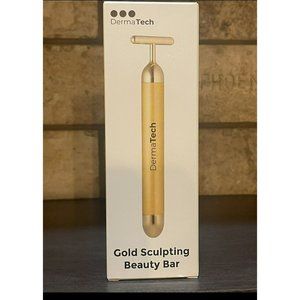 DermaTech Gold Sculpting Beauty Bar, NIB *MSRP $49 * life, tone, de-puff skin